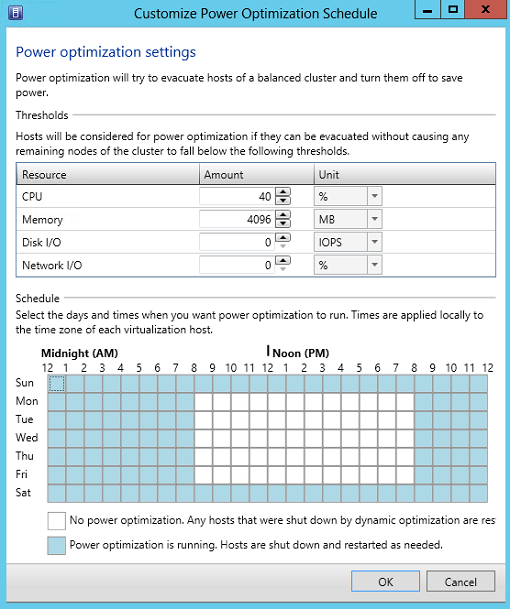 Hyper-V Power Optimization