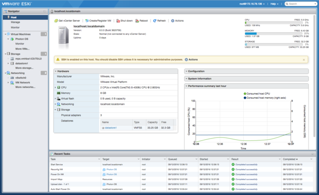 VMwareESXiHostClientSummary-payerizan